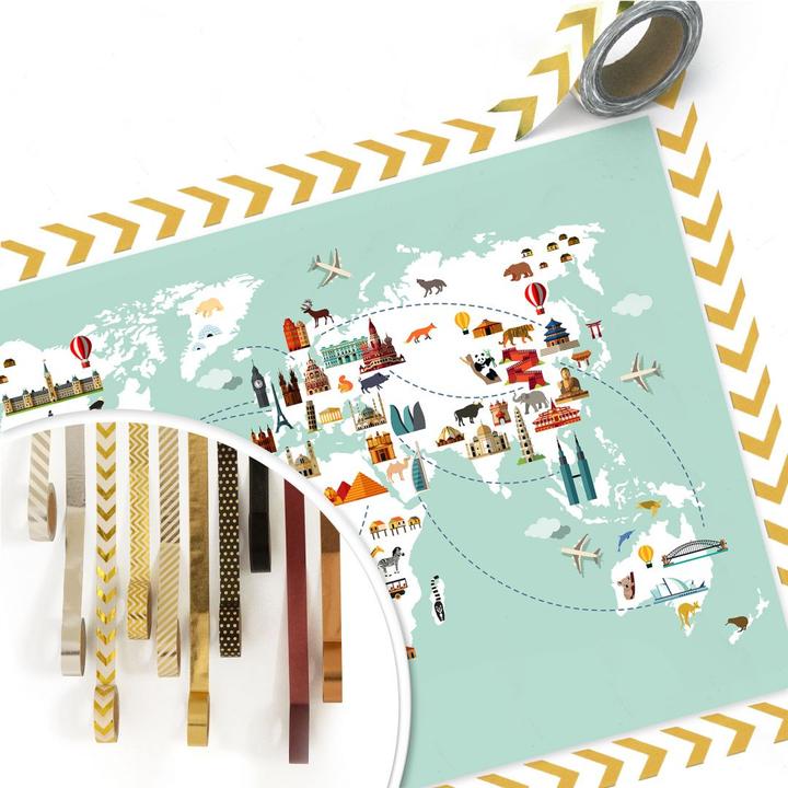 Image du produit Trenddeko Voyager dans le monde (80 x 60 cm)