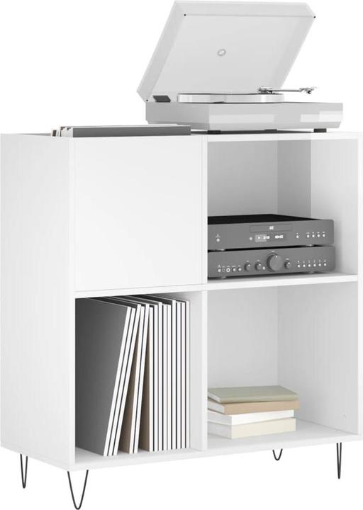 Immagine prodotto VidaXL Plattenschrank Hochglanz-Weiss 84,5x38x89 cm