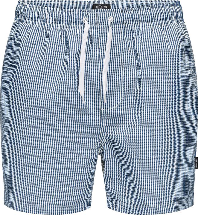Only & Sons Onsted Stripe Seersucker Swim Noos
