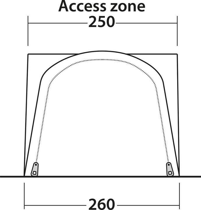 Produktbild Outwell Newburg 160 Air (Vorzelt, 16.50 kg, 2 Personen)