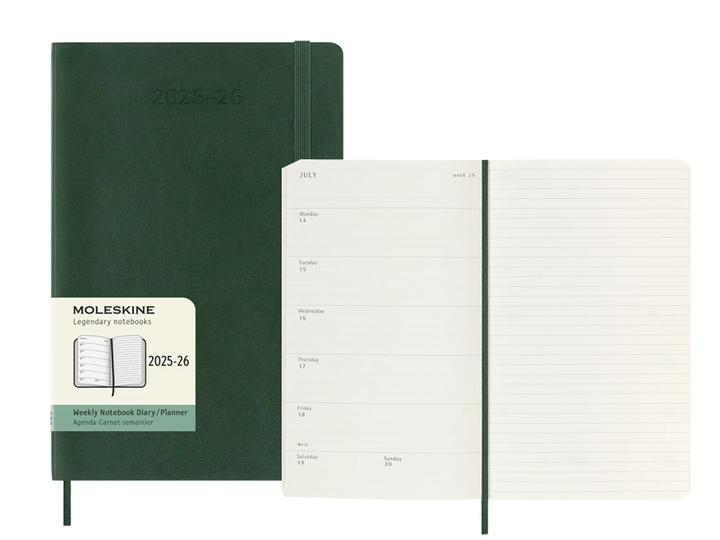 Produktbild Moleskine Wochen-Notizkalender (13 x 21 cm, Englisch)