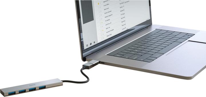 Actual product image Hama Slim (USB-A, 4 Ports)
