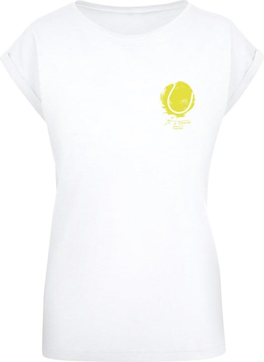 Actual product image Merchcode Ladies Its Tennis Time Extended Shoulder Tee - 116489 (M)