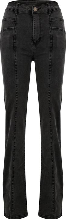Urban Classics Ladies High Waist Straight Slit Denim Pants
