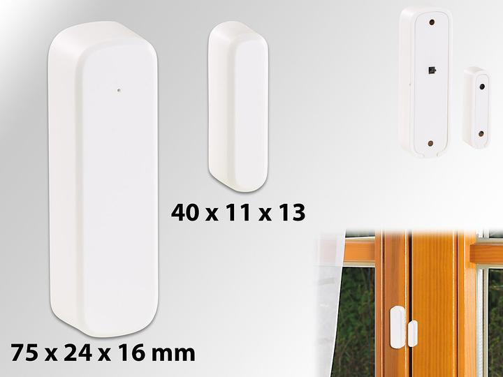 Immagine prodotto VisorTech Sensore wireless extra sottile per porte e finestre per XMD-4400.pro/-5400.wifi