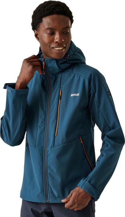 Actual product image Regatta Mens Hewitts X Colour Block Soft Shell Jacket (L)