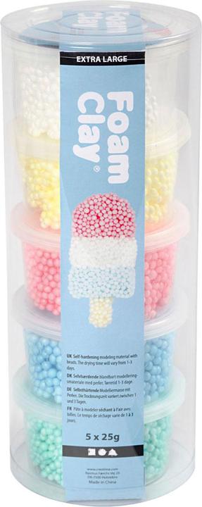 Actual product image Creativ Company Modelling Set Foam Clay Extra Large 5 pieces