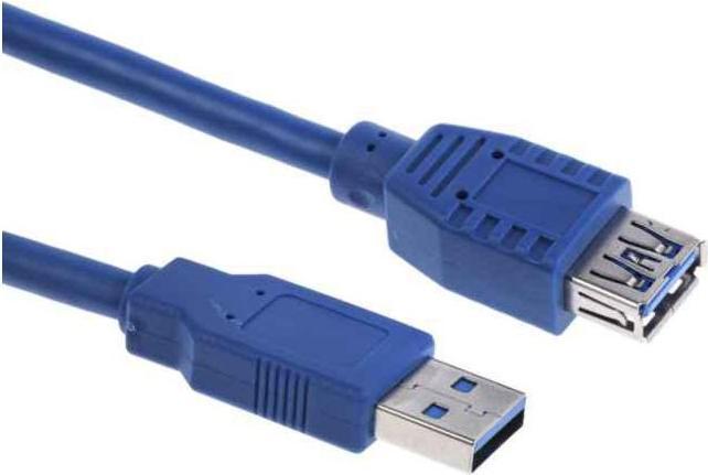 Produktbild Rs Pro USB-Kabel, USBA / USBA, 1m USB 3.0 Blau (0.15 m)