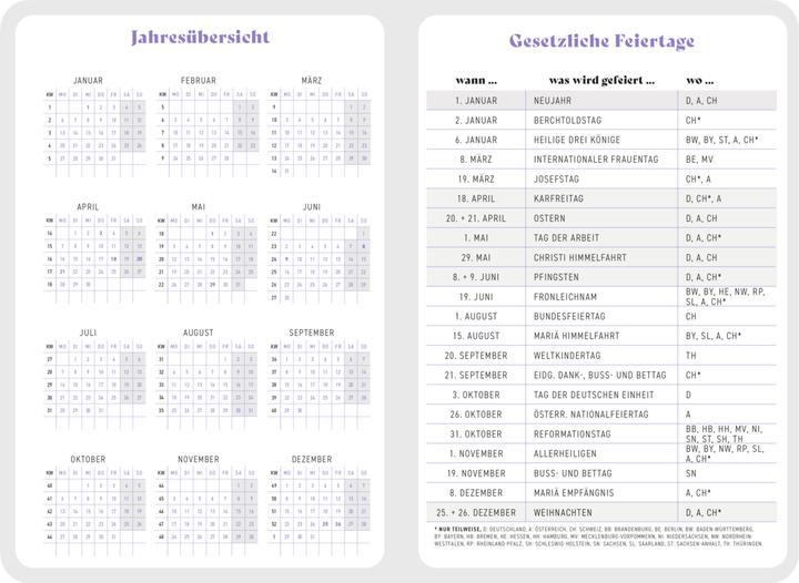 Produktbild Grosser Wochenkalender (Harter Einband, Deutsch)
