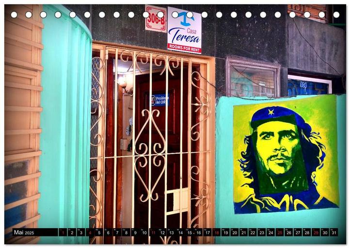 Actual product image CHE - Ernesto Che Guevara in Kuba (Tischkalender 2025 DIN A5 quer), Monatskalender (A5, German)