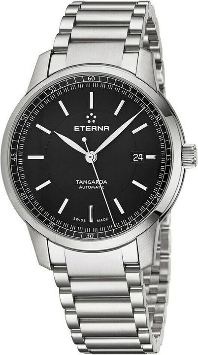 Eterna Tangaroa Automatic Mens Watch Steel Made 42 mm (Analogue wristwatch, 42 mm)