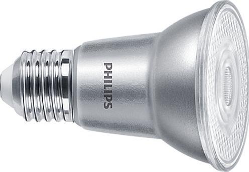 Actual product image Philips MAS LEDspot VLE 6-50W/927 PAR20 E27 40° dimmable EEK F (E27, 6 W, 500 lm, 1 x, F)