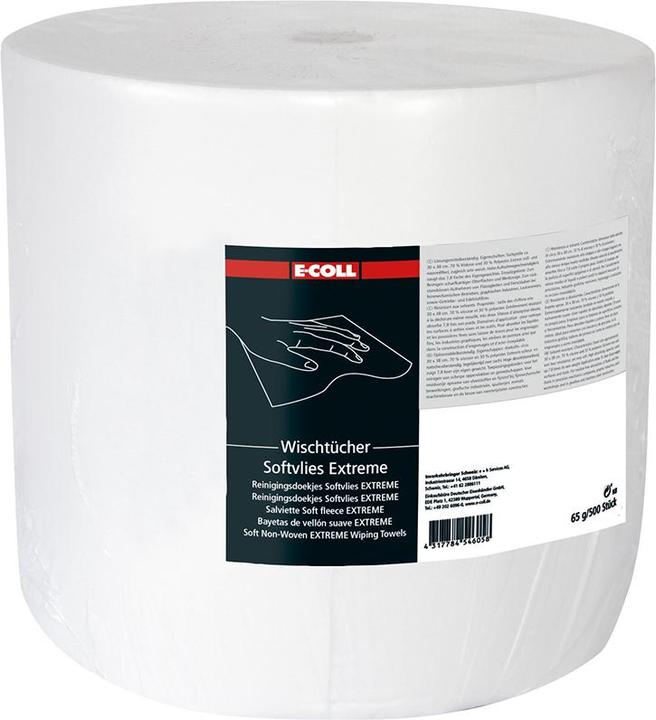E-coll Wischtuch Softvlies Extr. 500 Blatt 30x38mm weiss (1 Stk.)