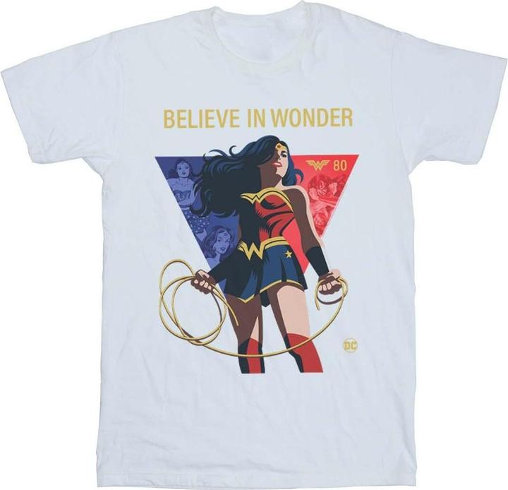 Wonder Woman 80th Anniversary Believe In Wonder Pose TShirt