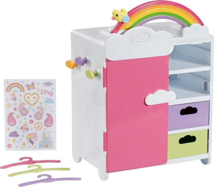 Actual product image Zapf Creation Rainbow wardrobe