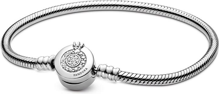 Pandora Crown Clasp (18 cm, Sterlingsilber)
