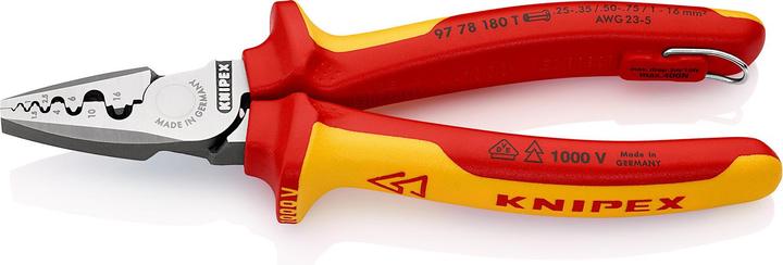 Immagine prodotto Knipex Pinze per crimpare (184 mm)