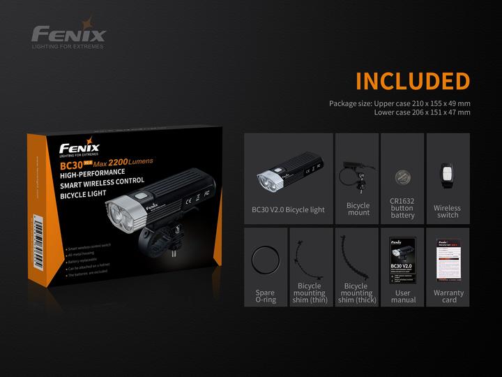 Produktbild Fenix BC30 V2.0 (2200 lm, 187 lm)