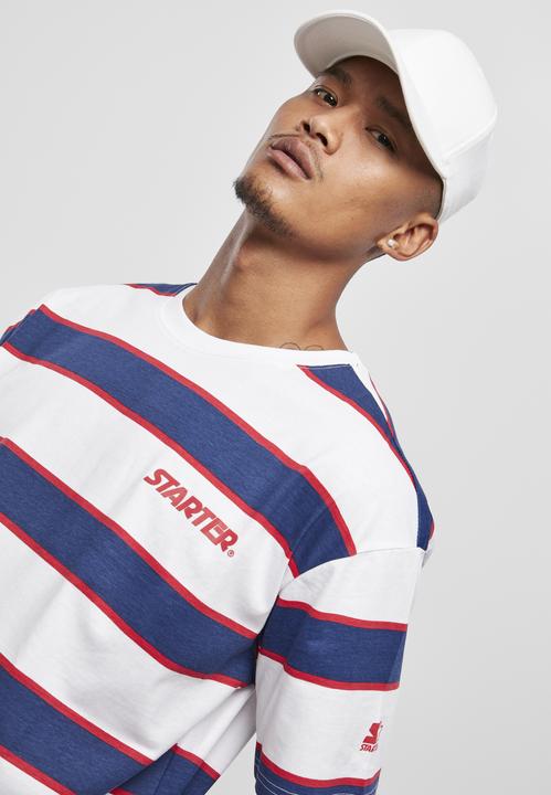 Immagine prodotto Starter Tee a righe con logo (XS)