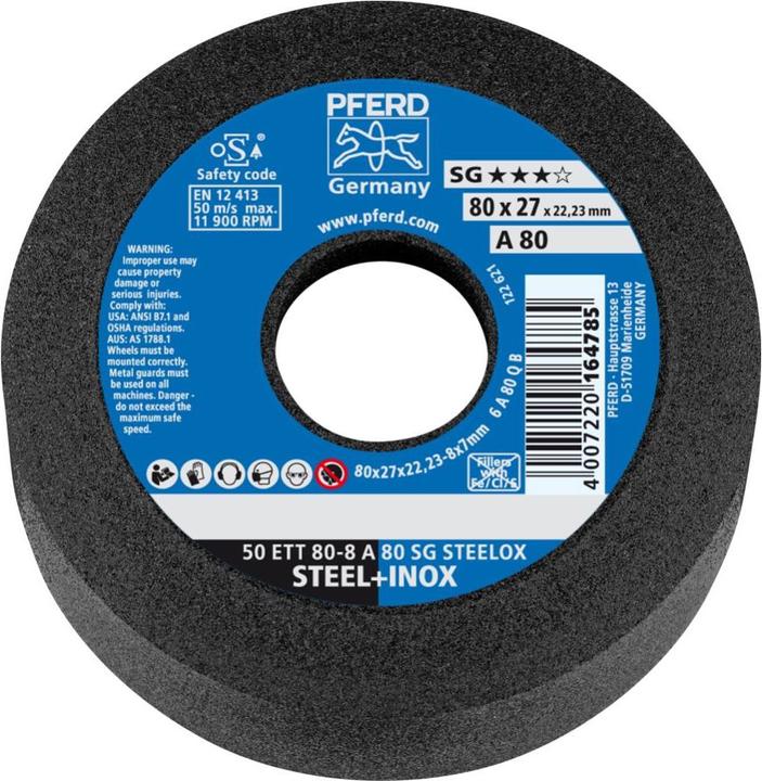 Produktbild Pferd Schleiftopf 50 ETT 80-8 A 80 Q SG/22.23 (80)