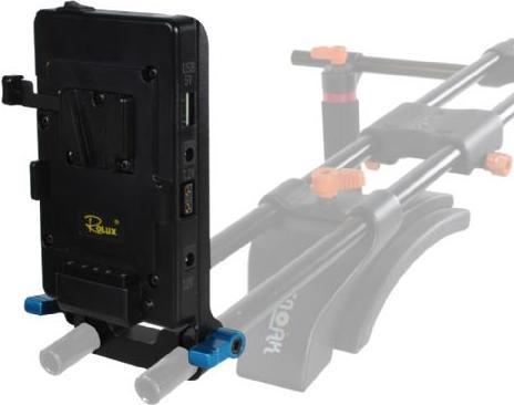 Actual product image Rolux V-Mount Battery Holder RL-VFU1 (6 pcs., Rechargeable battery)