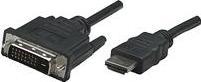 Image du produit Manhattan HDMI (Typ A) — DVI (1.80 m, DVI, HDMI)