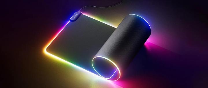 Produktbild Hyte CNVS Gaming Mauspad, ARGB - schwarz (XXL)
