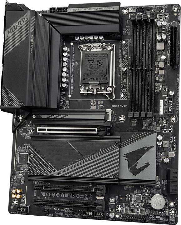 Actual product image Gigabyte B760 AORUS ELITE AX (LGA 1700, Intel B760, ATX)