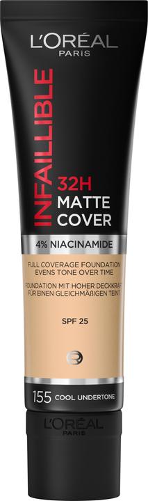 Actual product image L'Oréal Paris Infaillible Matte Cover (155 Cool Undertone)