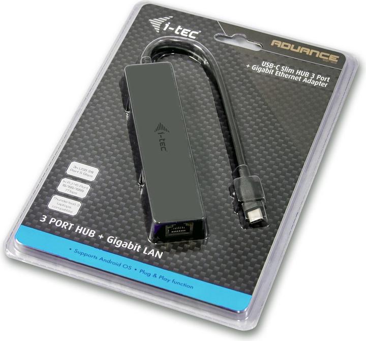 Actual product image i-tec C31gl3slim (USB-C, 4 Ports)
