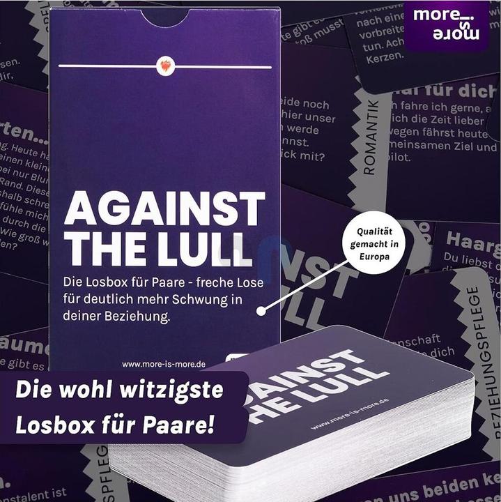 Produktbild More is more AGAINST THE LULL - Die Losbox für Paare