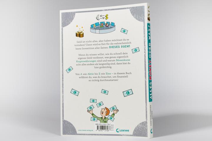 Actual product image Loewe Alles Money, oder was? - Von Aktien, Bitcoins und Zinsen (German, Franz-Josef Leven, Christine Bortenlänger, 2024)
