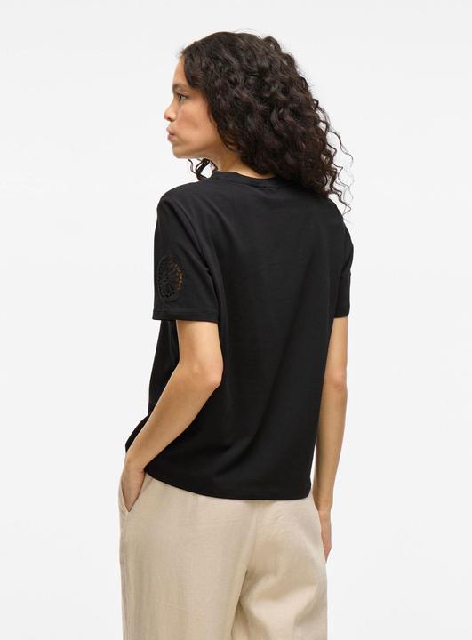Actual product image Vila VICELIANA Rundhals Oberteil mit kurzen Ärmeln (M)
