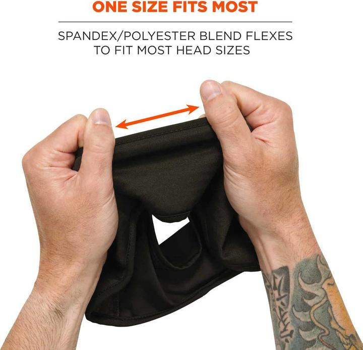 Actual product image Ergodyne Headband N-Ferno 6887, fleece lining, black