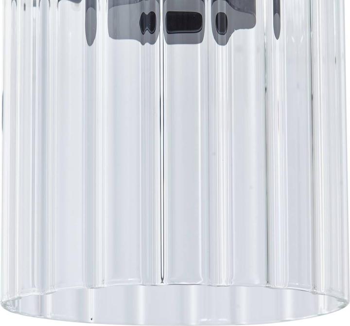 Actual product image Lucande Eirian 3 Cluster pendant light Clear/Black (E27)