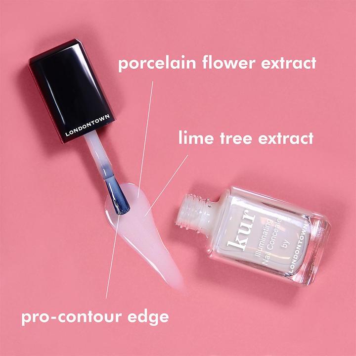 Immagine prodotto Londontown Illuminate Nail Conceal (Trasparente, Bianco, Smalto per unghie effetto gel)