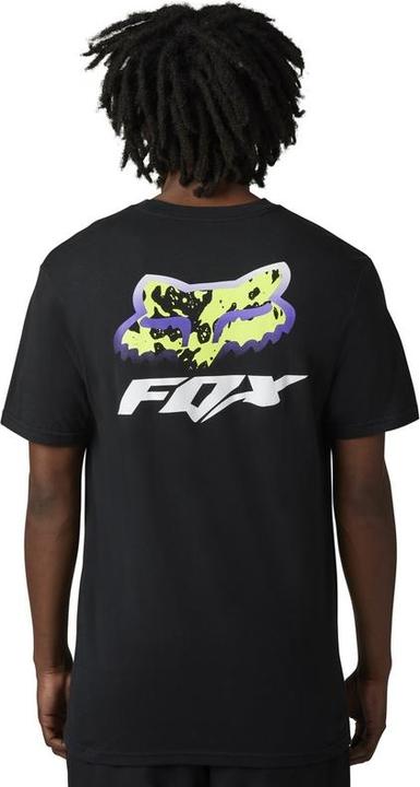 Actual product image Fox Tee 23 Morphic Ss Prem Blk S (S)