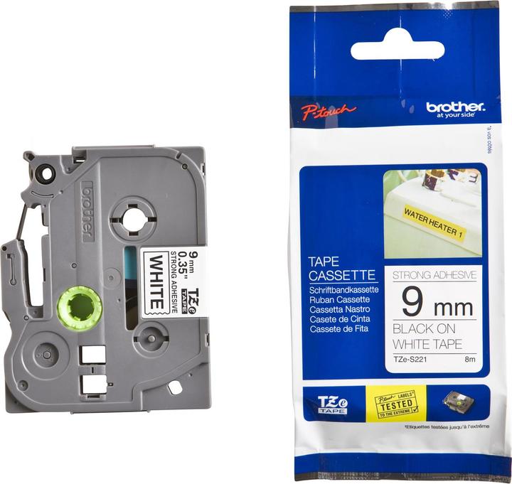 Brother P-Touch (0.90 cm, Weiss)