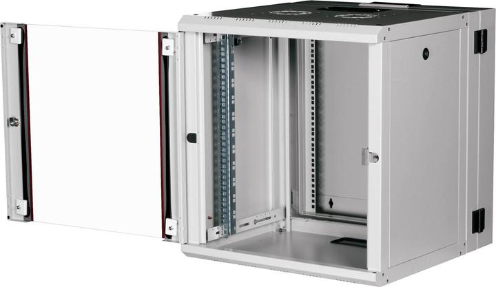Actual product image Roline 19-inch wall-mounted housing Pro 12 U (12 RU, 19 inch rack)