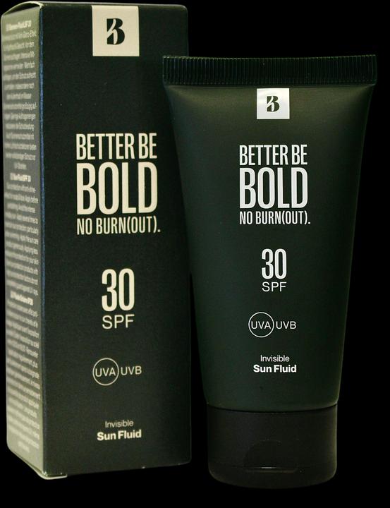 Actual product image Better be bold Sun fluid- Sun cream for bald head and face (Sun cream face, SPF 30, 50 ml)