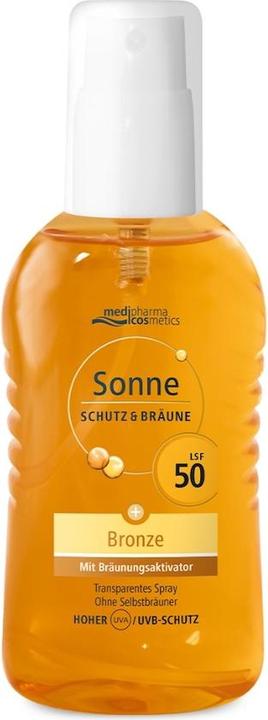 Actual product image Dr. Theiss Sun Schu+braeu Bro Lsf50, 200 ml SPR (Sun spray, SPF 50, 200 ml)