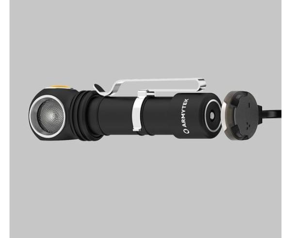 Image du produit ArmyTek Wizard C2 Pro v4 Magnet USB+ABM01+18650 / XHP50.2 White / 2500 lm / TIR 70°:120° / 1x1865... (11.20 cm, 2500 lm)
