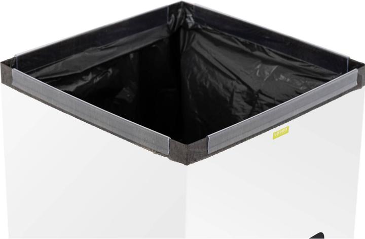 Produktbild Ulsonix Mülleimer Abfalleimer Küche Mülltrenner Deckel Bio Label 60 Liter Recycling (60 l)