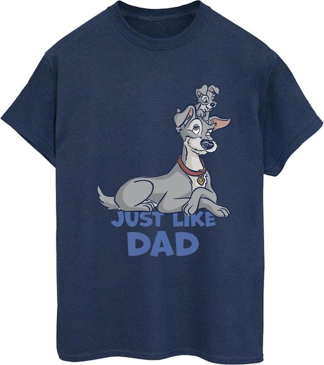 Disney Lady And The Tramp Just Like Dad TShirt (L)