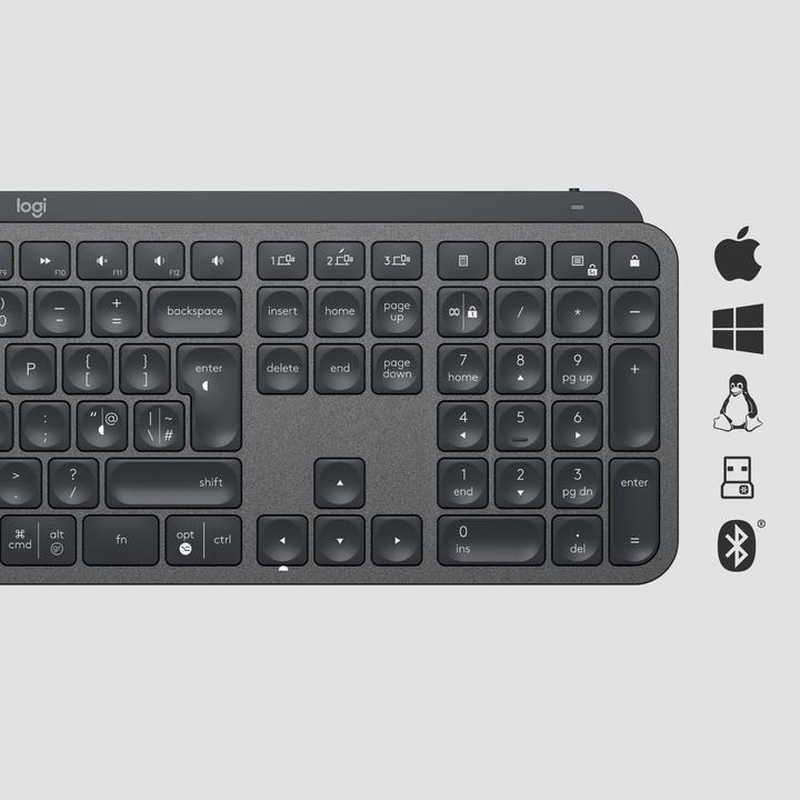 Produktbild Logitech MX Keys (DE, Kabellos)