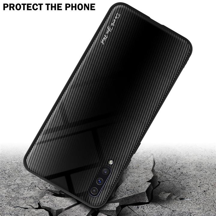 Productafbeelding Cadorabo TPU gestreepte glasplaat (Samsung Galaxy A30, Samsung Galaxy A50)