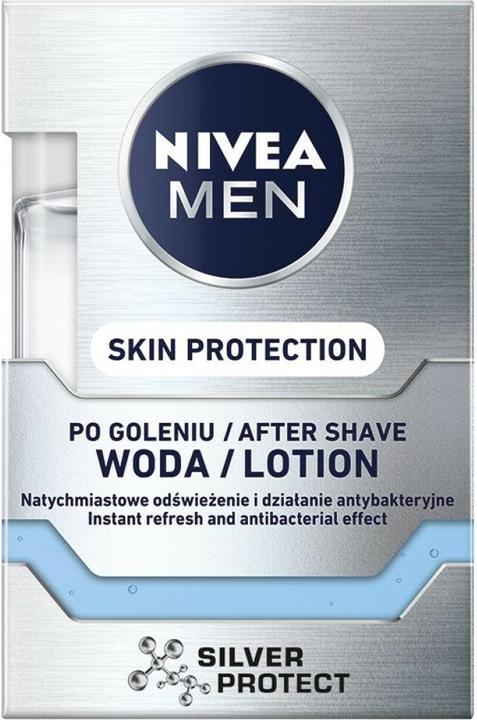 NIVEA MEN Men Skin Protection Rasierwasser Silver Protect 100ml (Rasierwasser, 100 ml)