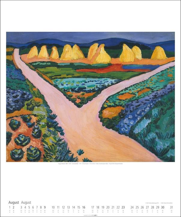 Produktbild Der Blaue Reiter Kalender 2026 (46 x 55 cm, Deutsch, Englisch)