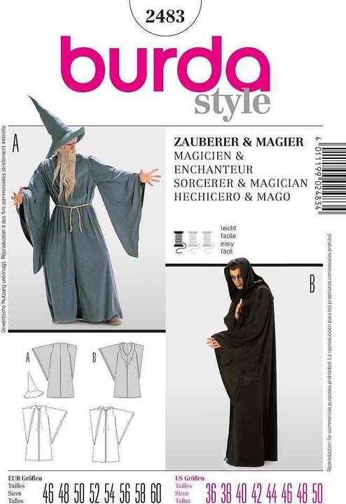 Produktbild Schnittmuster Zauberer Magier