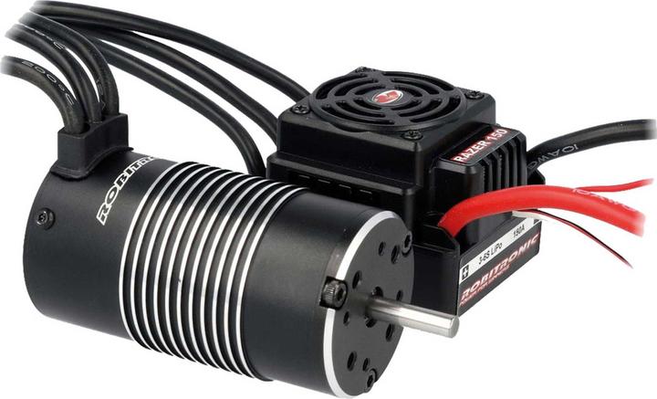 Actual product image Robitronic Razer eight Brushless Combo 150A 3-6s engine 4274 2200kV